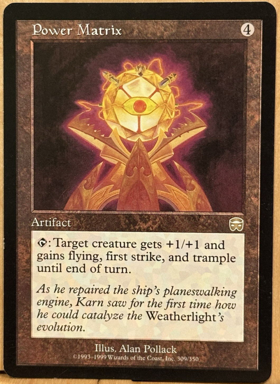 LIMITED EDITION Mercadian Masques Vintage MtG Power Matrix Unplayed NM