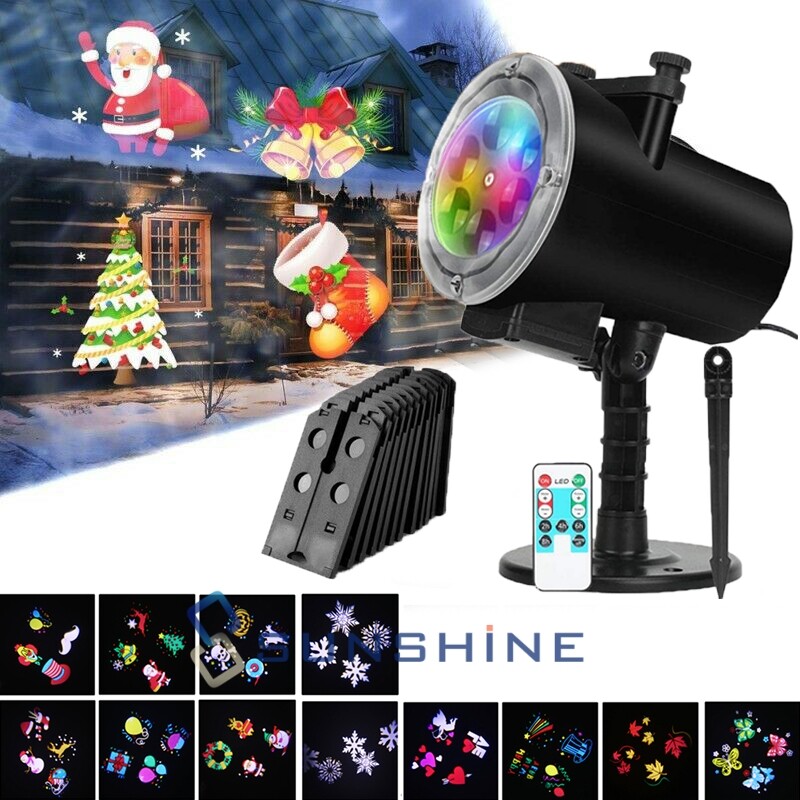 Halloween Christmas LED Projector Laser Decorations Lights Outdoor