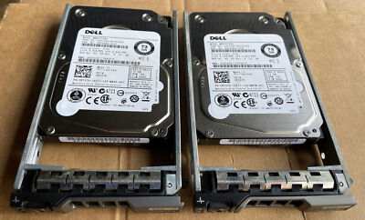 Lot Of 2 Dell 0R727K 15K 73GB SAS 2.5  Server Hard Drives + 0G176J