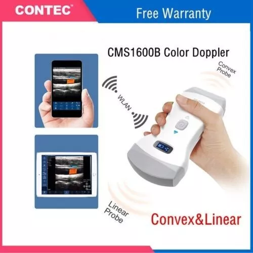 Sonda ConvEx 2 del escáner de ultrasonido WiFi cms1600b Doppler de color CONTEC - Imagen 7 de 11