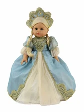 Doll Clothes 18" Dress Royal Court Blue Jeweled Head Fit 18 Inch Girl Dolls