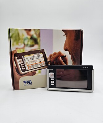 Nokia 770 Internet Tablet Rare Collectible with Box - TESTED