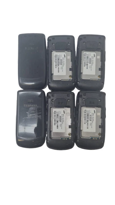 6 Lot Samsung Contour SCH-R250 Flip Cell Phone Alltel Wholesale For Parts As Is - Image 4 of 4