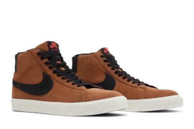 Nike SB Men's Blazer Mid Sneaker 864349-202- Light British Tan/Black- 11.5 (M46)
