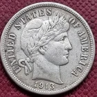 1913 Barber Dime 10c Better Grade XF #68273