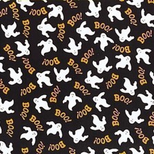 Carolina Creative Bandanna Boo Ghost Glow 22" x 22" Halloween Autumn