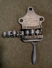 Vintage J. H. Williams Vulcan No. 1 Pipe Clamp Chain Vise USA 🇺🇸 Buffalo