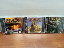 Spec Ops LOT: Ranger Elite, Airborne Commando & Stealth Patrol (Playstation PS1)