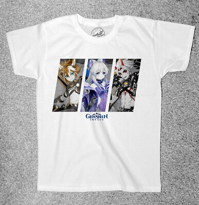 Genshin Impact 021 Anime/Manga Videospiel Kinder T Shirts/T-Shirts