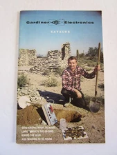 Vtg 1970's Gardiner Electronics Metal Detectors Treasure Hunting Catalog Mailer