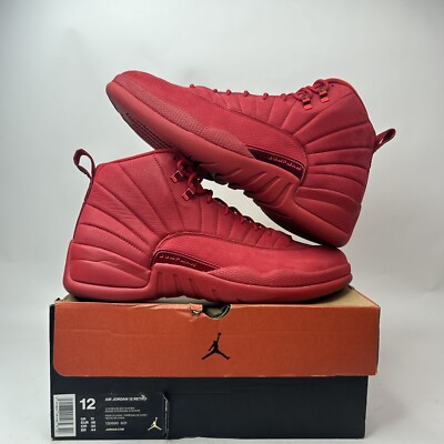 Nike Air Jordan 12 Retro OG “Gym Red/Red Suede” 130690-601 Men’s 12 Worn 