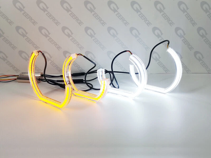 For Audi A4 S4 8E B6 2001 2002 2003 2004 DTM M4 Style Led Angel Eyes Halo Rings - Imagen 2 de 4