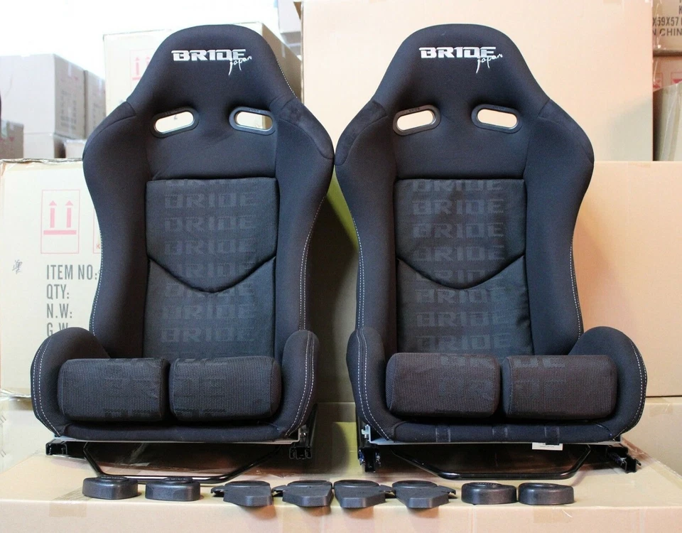 2x Bride Seat stradia lowmax, Black Fiberglass Bride Japan with international - Image 2 of 4