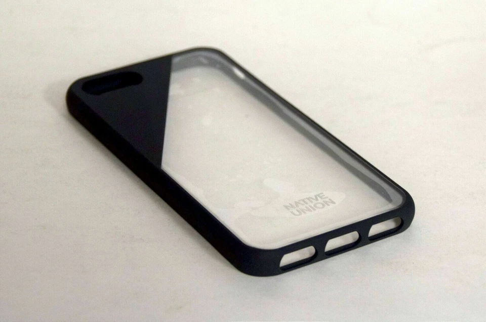 NEW Native Union CLIC Crystal Case for iPhone 8 7 6 6s SMOKE GRAY transparent - Image 2 of 3