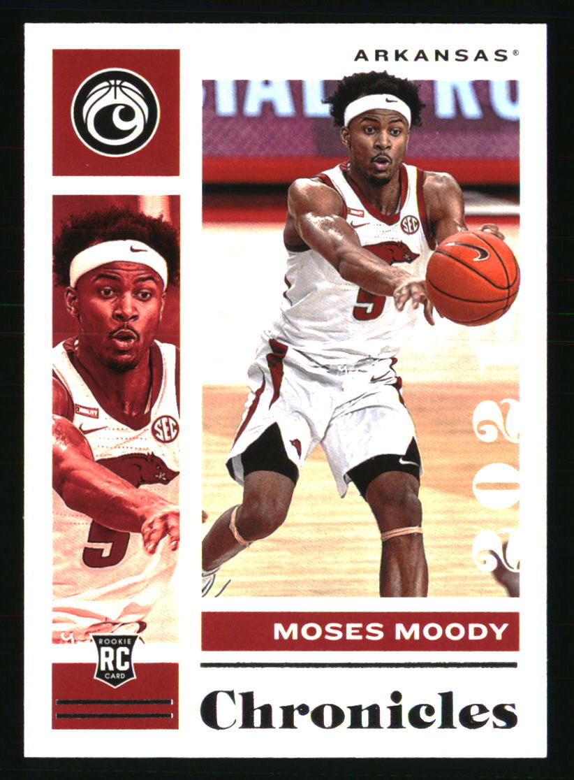 Moses Moody 2021 Panini Chronicles Draft Picks #11 BASKETBALL Card