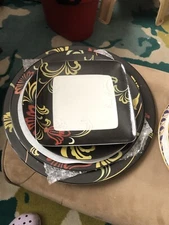 Noritake Tempo Swing Round Chop Plate, Dinner, Lunch & Square Plates New W/ Tag