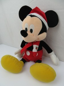 Babbo Natale Disney.Mickey Mouse Disney 22 Peluche Natale Babbo Natale Cappello Peluche Giocattolo Ebay