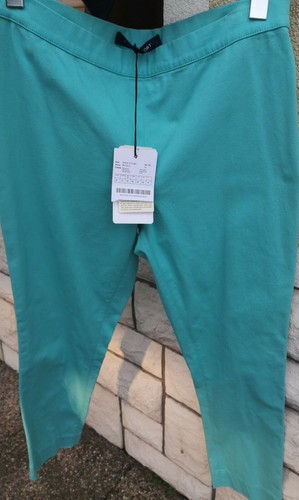 New Marina Rinaldi SPORT Stretch Cotton Spandex Slim Pants Size US 8 DE 40.. - Picture 2 of 9
