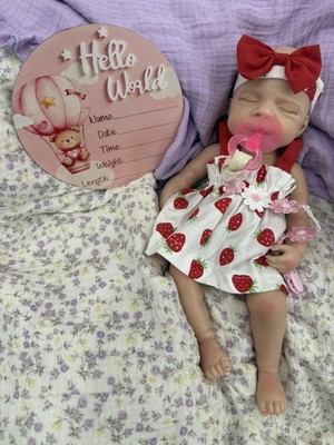 Brandneu Ganzkörper weiche Silikon Baby Reborn Puppe-bezaubernd 