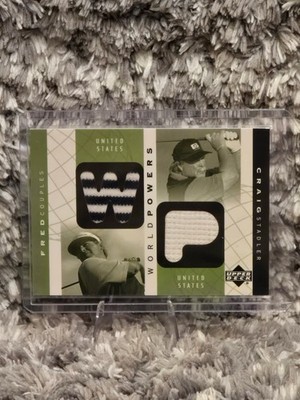 2003 Upper Deck World Powers Dual Patch Fred Couples - Craig Stadler #WP2-FC/CS