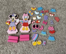 Melissa  Doug Disney Minnie Mouse Daisy Duck Magnetic Dress up Dolls Vintage