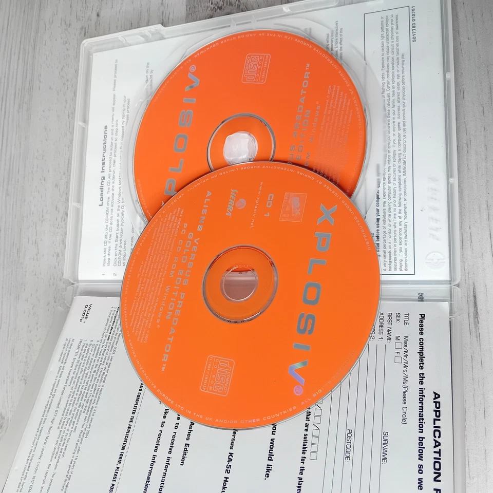 ALIENS VS PREDATOR GOLD EDITION PC CD ROM GAME - RARE RETRO GAMING - Image 3 of 4