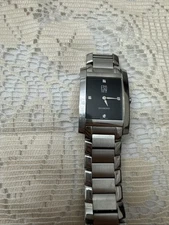 ESQ Swiss ESQUIRE Stainless Steel Men’s Analog Watch black face