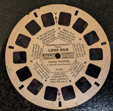 Vintage Walt Disney Productions Love Bug Disney Favorites View Master Reel