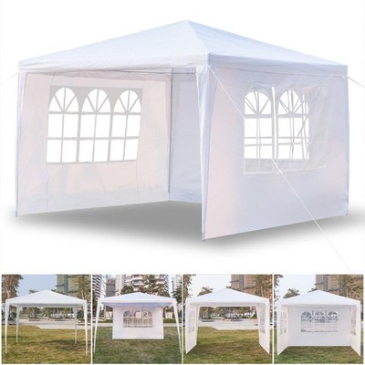 10'x10' Outdoor Heavy duty Canopy Party Wedding Tent Gazebo Event with 3 Sides