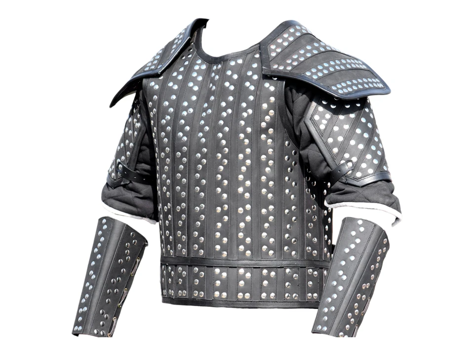 Medieval Knight Leather Breastplate – Viking Warrior Cosplay Armor for LARP - Image 4 of 4