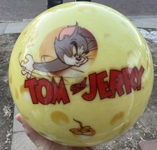 Tom  Jerry Cartoon Network Brunswick Bowling Ball 8lbs with Bag Drilled