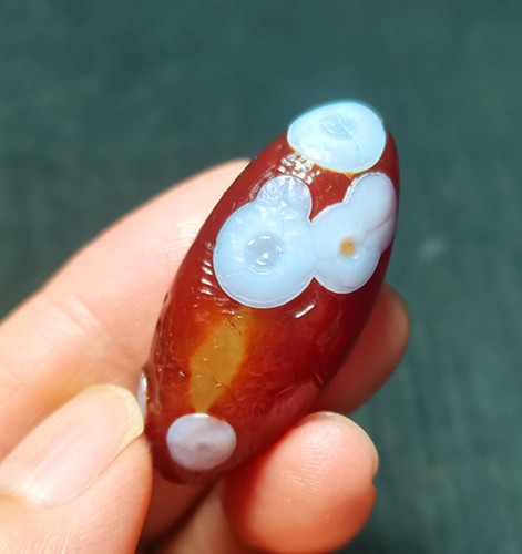 TOP 16.3G  Natural Gobi Agate Eyes Agate Banded Agate stone Healing 161
