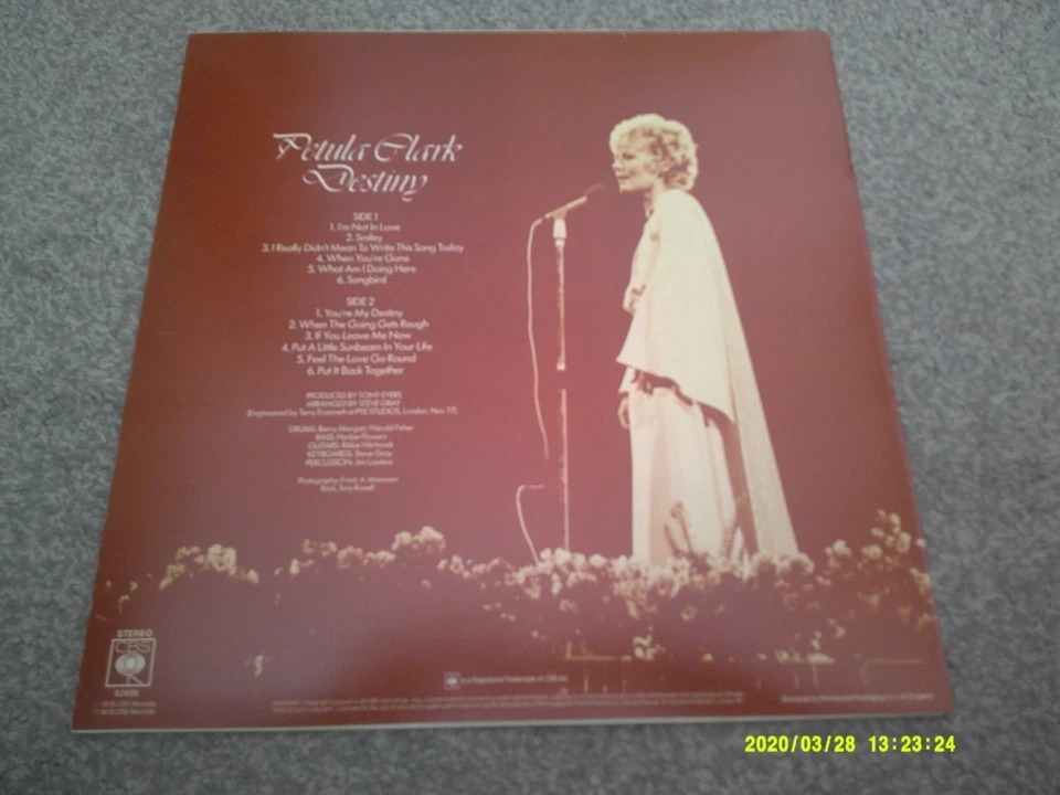 PETULA CLARK Destiny 1978  CBS    mint - Image 2 of 4