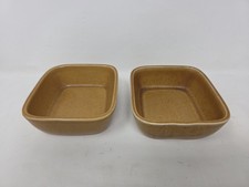 2x Vintage DENBY LANGLEY "CANTERBURY" SMALL BUTTER DISHES - Pair