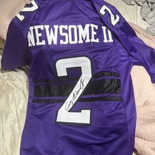 Northwestern Wildcats Greg Newsome II Signed Jersey with JSA COA