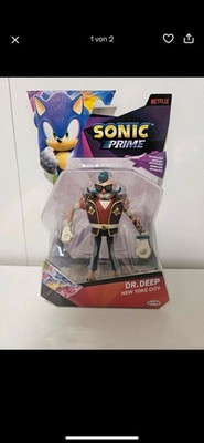 Sonic Prime Dr. Deep Figur 5 Zoll Jakks Pacific Netflix Chaos Council Neu OVP