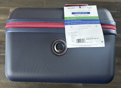 DELSEY Paris Women's Chatelet 2.0 Makeup and Cosmetic Beauty Travel Case Blue