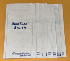 Lot Of 9 Weight Watchers Turn Around Points Quick Trak System 2006 Journal Log