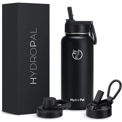 Edelstahl Trinkflasche BPA-frei 500ml-1,9l Isoliert mit Strohhalm und Deckel