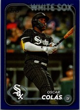 2024 Topps Series One Oscar Colás #105 Blue
