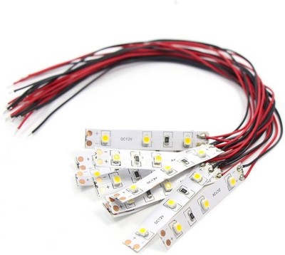 Evemodel 10 Stk. 3-LED Hausbeleuchtung Warmweiß für Modellbahn | G