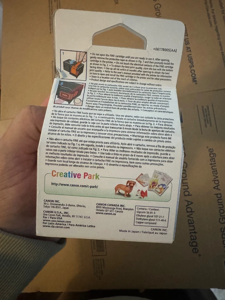 Genuine Canon OEM CL-41 Tri-Color Ink Cartridge - New & Sealed - Image 4 of 4