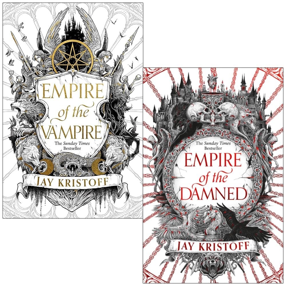 Empire of the Vampire Series 2 Books Collection Set by Jay Kristoff Damned