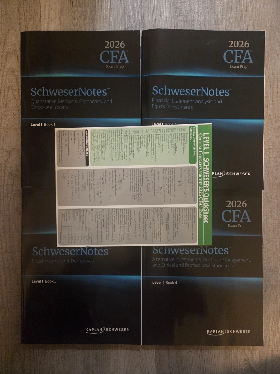 Cfa Level 1 Schweser for sale | eBay