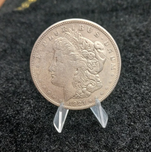 Silver 90% 1921 S Morgan Dollar good looking coin    TP-0119
