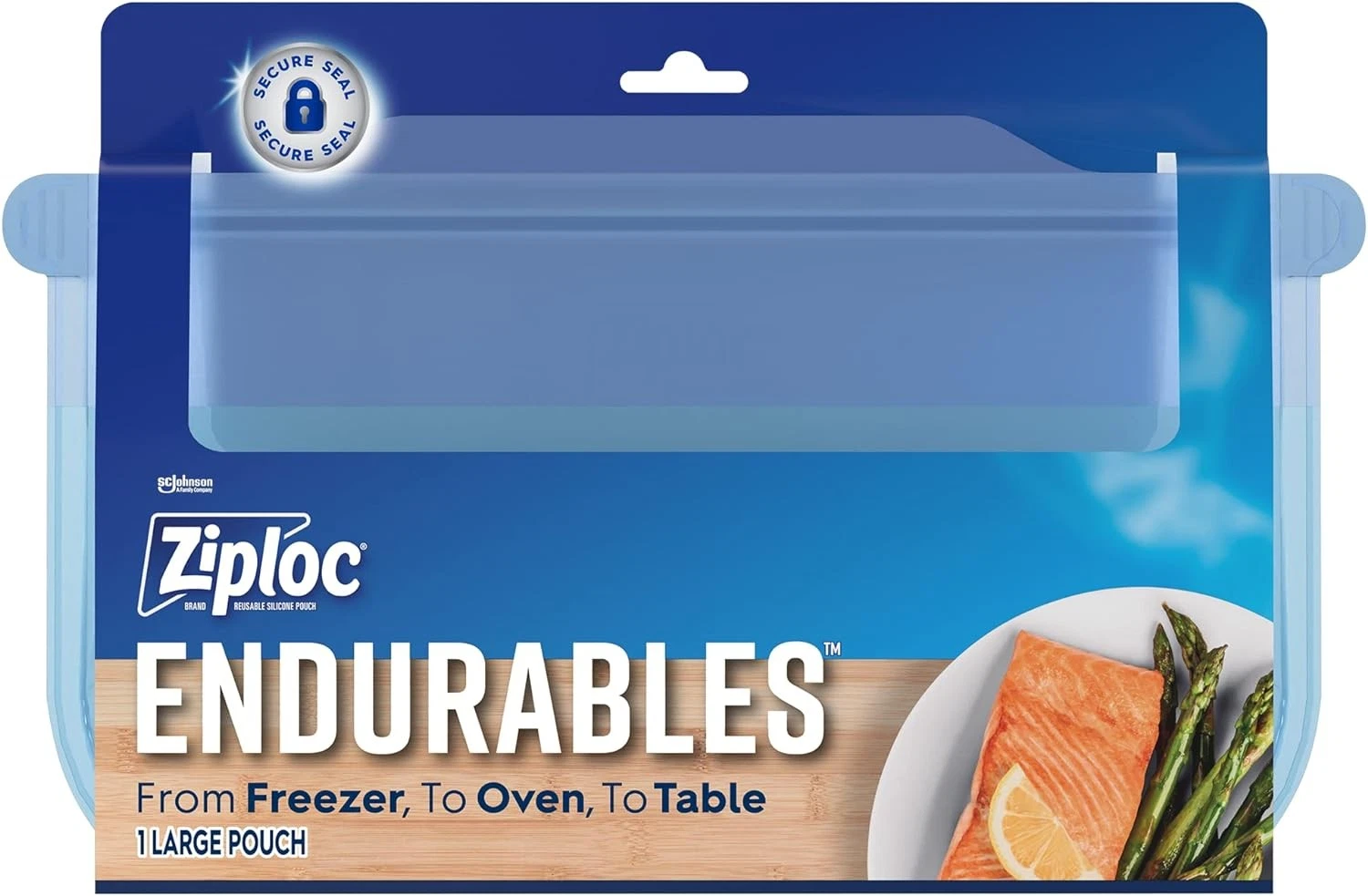 Ziploc Endurables Large Pouch, 8 Cups, Reusable Silicone Bags and Food Storage M
Opens in a new wind