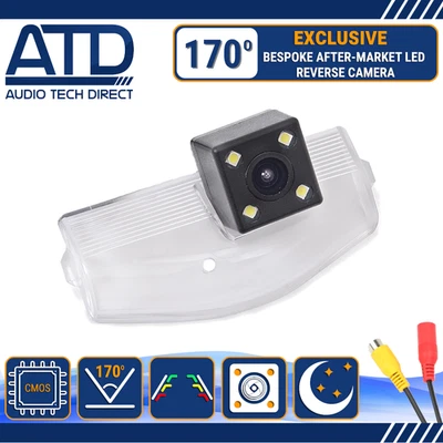 Rückfahrkamera für Mazda 2 3 Mk2 Mk3 Heck Kennzeichenleuchte LED Parking Cam Rca - Bild 1 von 4