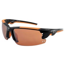 Maxx Sunglasses Wizard Black w/Orange Rubber One Size, W/Orange
