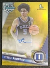 2023-24 Bowman University Chrome Prospect Autographs Tyrese Proctor Yellow /75