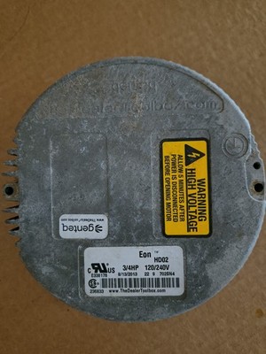Genteq Eon HD02 702SN4 3/4HP 1 Phase 120/240V Gray Aluminum Corded Fan Module